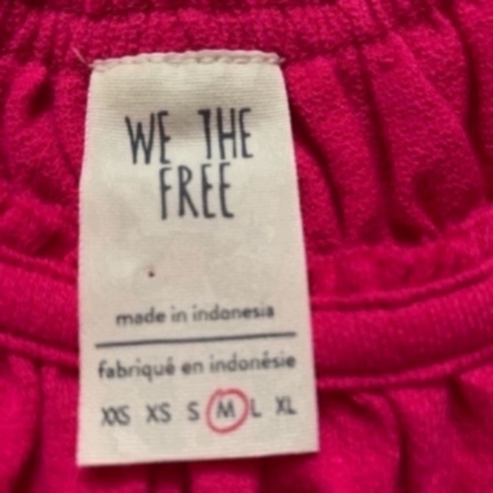 NWT Free People Coconut gathered blouse - Picture 6 of 7
